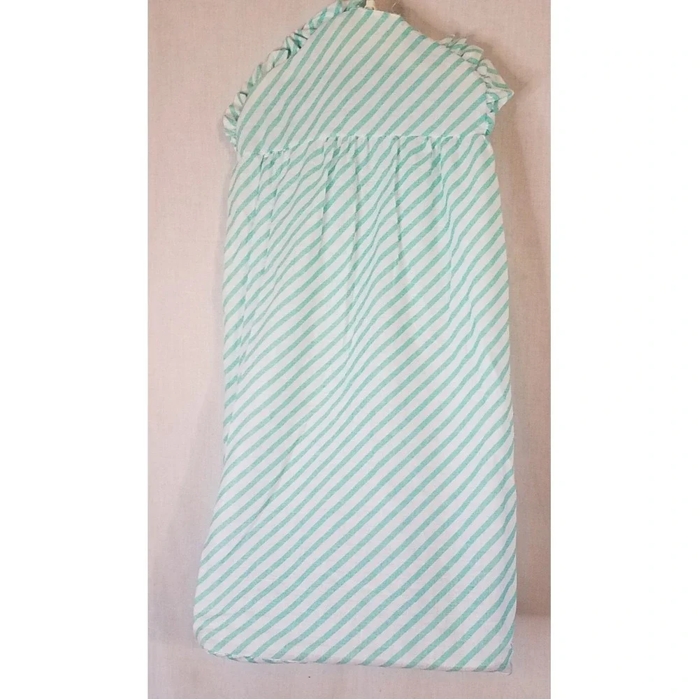 Vintage 1970's Diaper Nappy Stacker‎ hanger Blue White Stripped